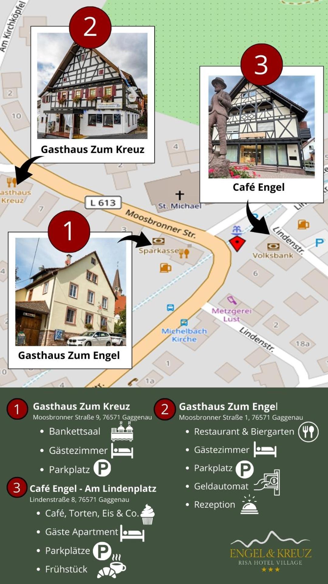Landhotel Engel & Kreuz กากเกเนา ภายนอก รูปภาพ